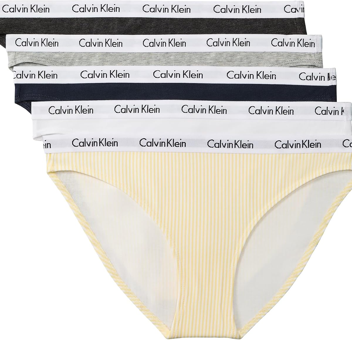 Calvin Klein Women's 5 Pack Carousel Bikini Panty
