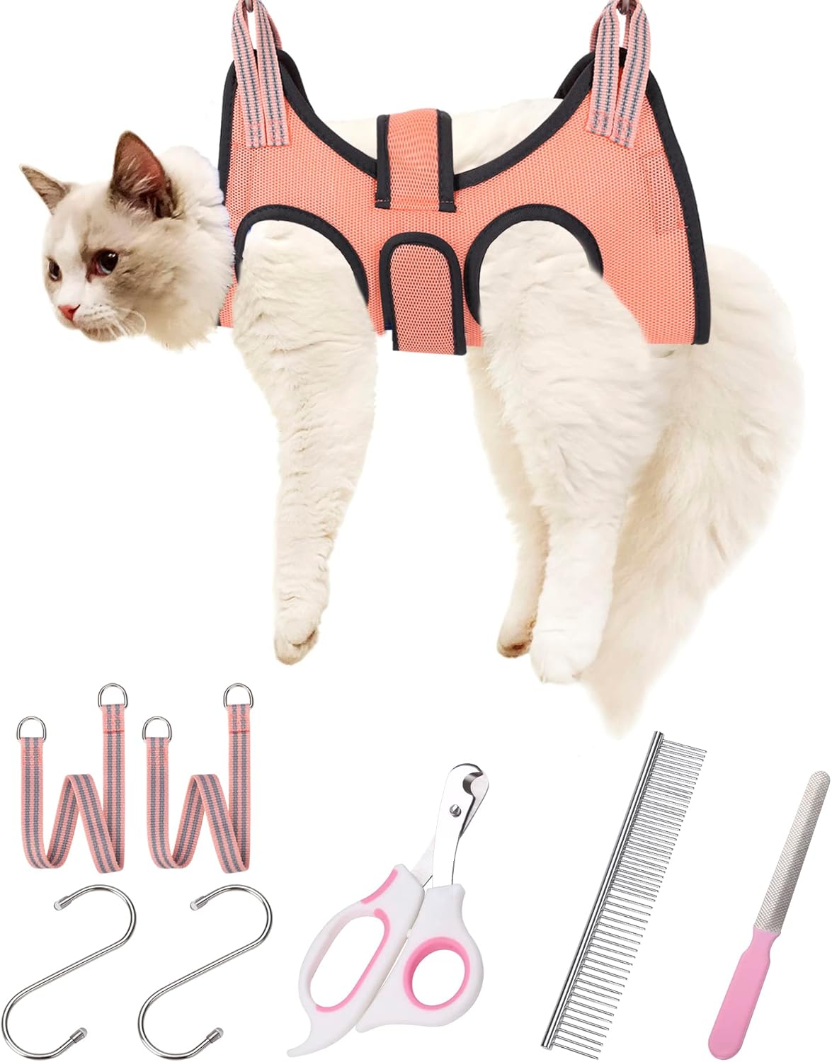 Kkiimatt Cat Grooming Hammock XXS Dog Grooming Hammock Harness for