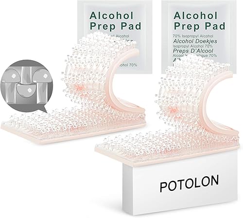 POTOLON EZ Pass Kit de montaje – Cinta de bloqueo doble – 2 juegos de tiras de despegar y pegar con almohadilla de preparación de alcohol