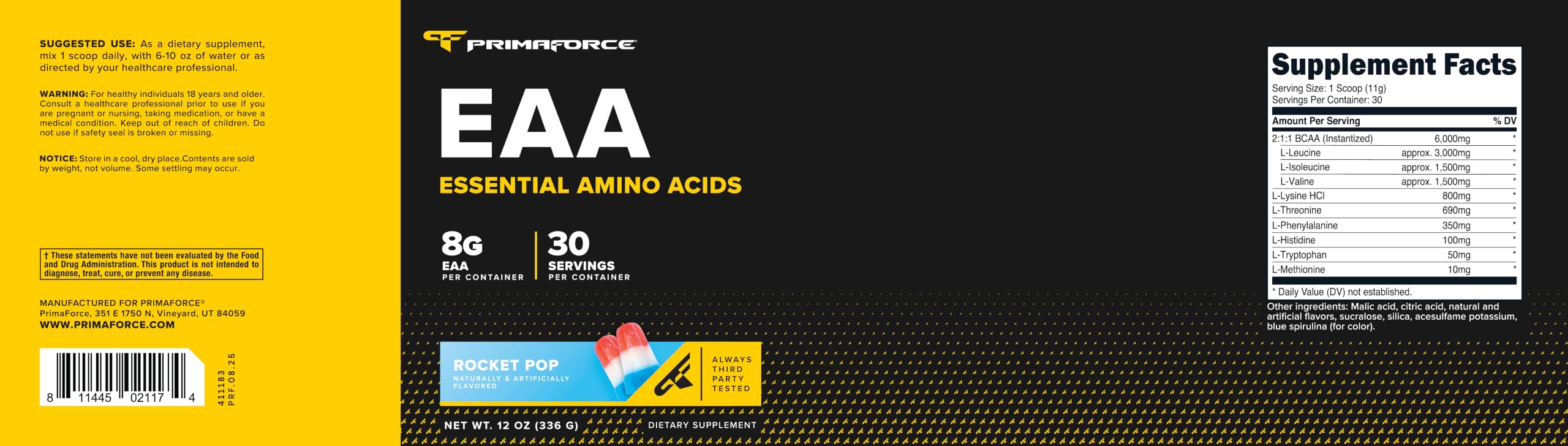 Primaforce EAA Powder (Watermelon) 30 Servings, Gluten Free — Amazon image 16
