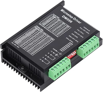 Dm556 Digital Stepper Motor Stepper Motor Driver Nema 34,Dm556 Driver 2-Phase 5.6A Microstep Driver Digital for 57 86 Stepper Motors NEMA23 NEMA34 Stepper Motor Controller