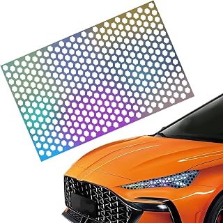 luz cauda traseira do carro,Autoadesivo SUV Lanterna traseira Lâmpada Decalque favo mel - Suprimentos carro para trailers viagem, caminhões, caminhões, carros, SUVs Puchen