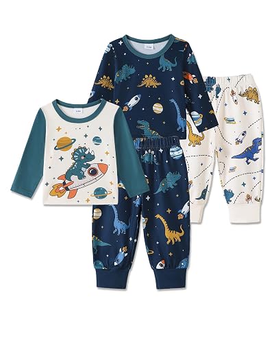 NZRVAWS Baby Boy 4PC Toddler Infant Clothes Outfit Fall Winter