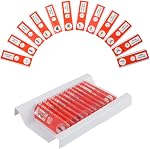 BOJACK 48 PCS Prepared Microscope Slides Set Animals Insects Plants Flowers Plastic Sample Specimens for Students Education