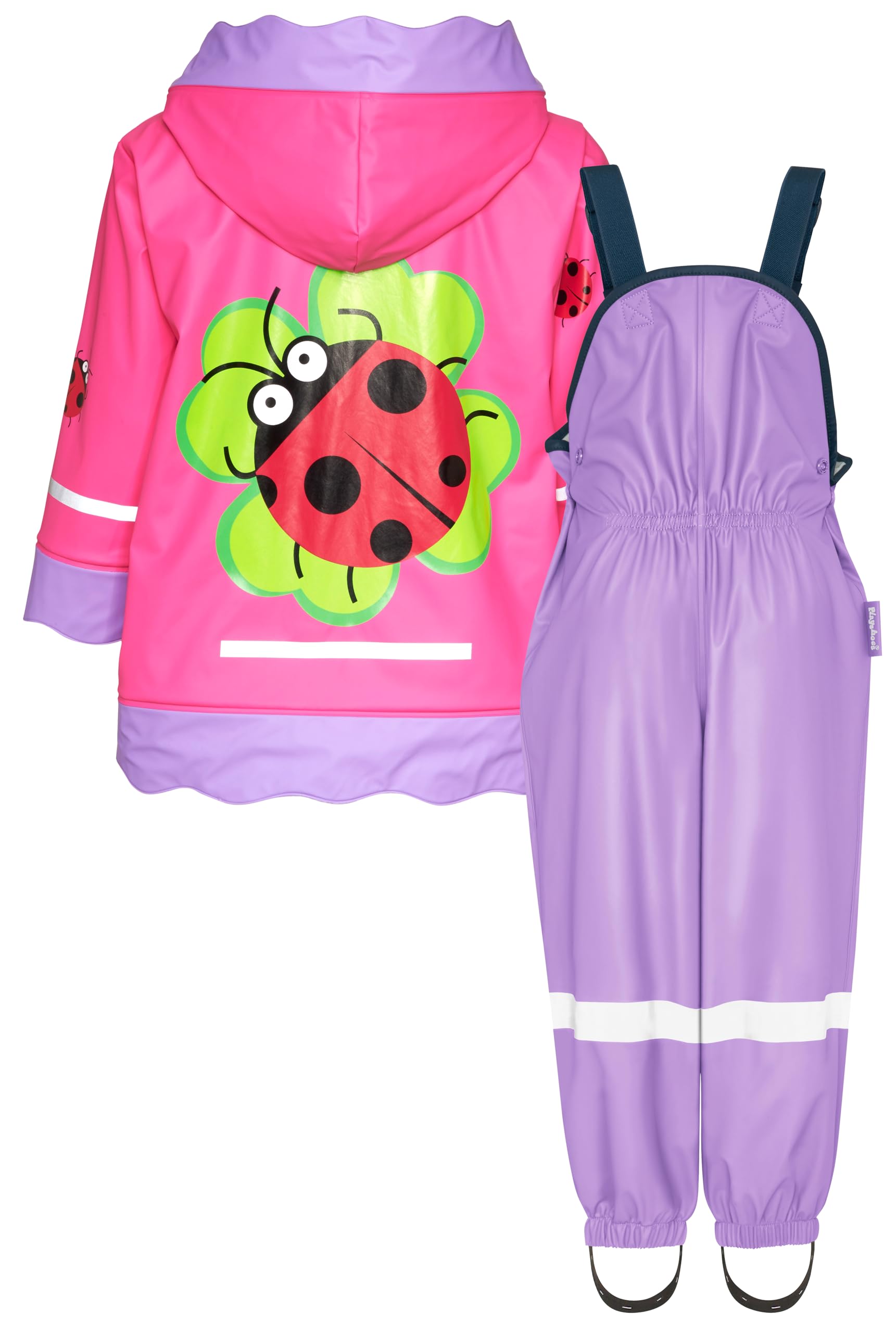 Playshoes Dwuczęściowy kombinezon przeciwdeszczowy, wodoodporny, Szczęśliwy chrząszcz bez, 116