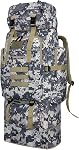 Hiking Backpack, 80L Camping Backpack, Waterproof Large Outdoor Sport Travel Daypack MOLLE Rucksack for Men Women