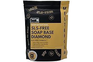 4LB Ultra Clear Diamond Foaming Bath Butter Whipped Soap Base