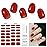 DUKASOU Semi Cured Gel Nail Strip, Caramel Macchiato |28 pcs Gel Nail Strips Work with Any UV Lamp, Salon Quality UV Nails Stickers, Easy to Apply for Home Nails DIY