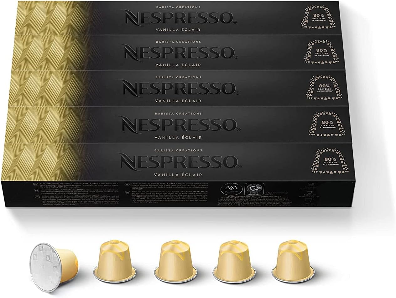 50 Nespresso Vanilla Eclair Barista Creations
