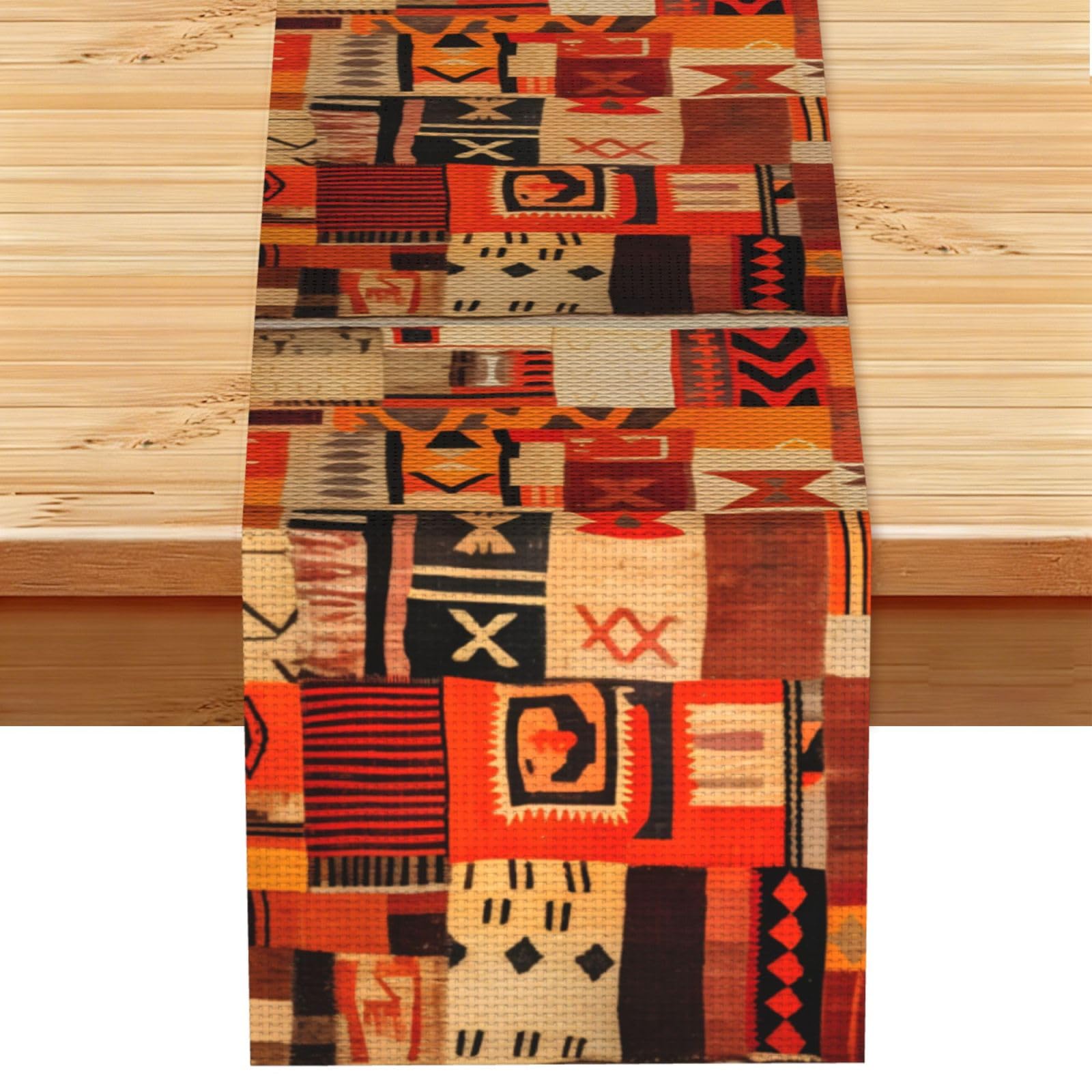 Chemin de table salle d d d decor de table impression collage lin