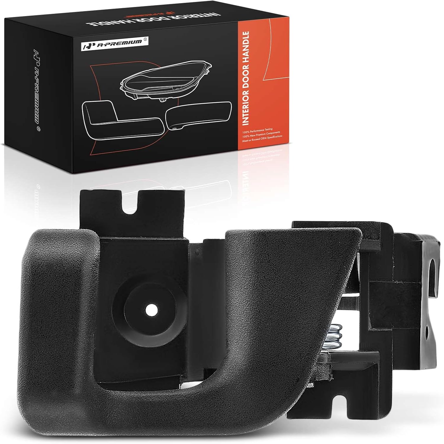 A-Premium Front Left Driver Side Interior Door Handle Compatible with Ford Ranger 1992, Textured Black, Replace# F2TZ1021819A
