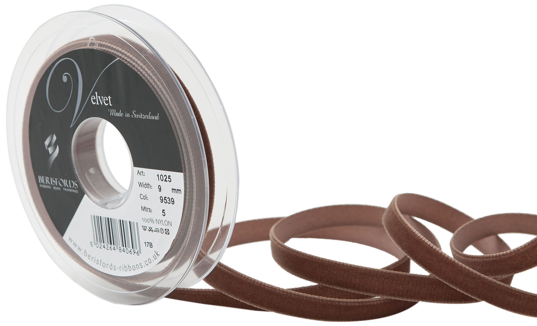 Nastro in feltro grigio 15cm 5m