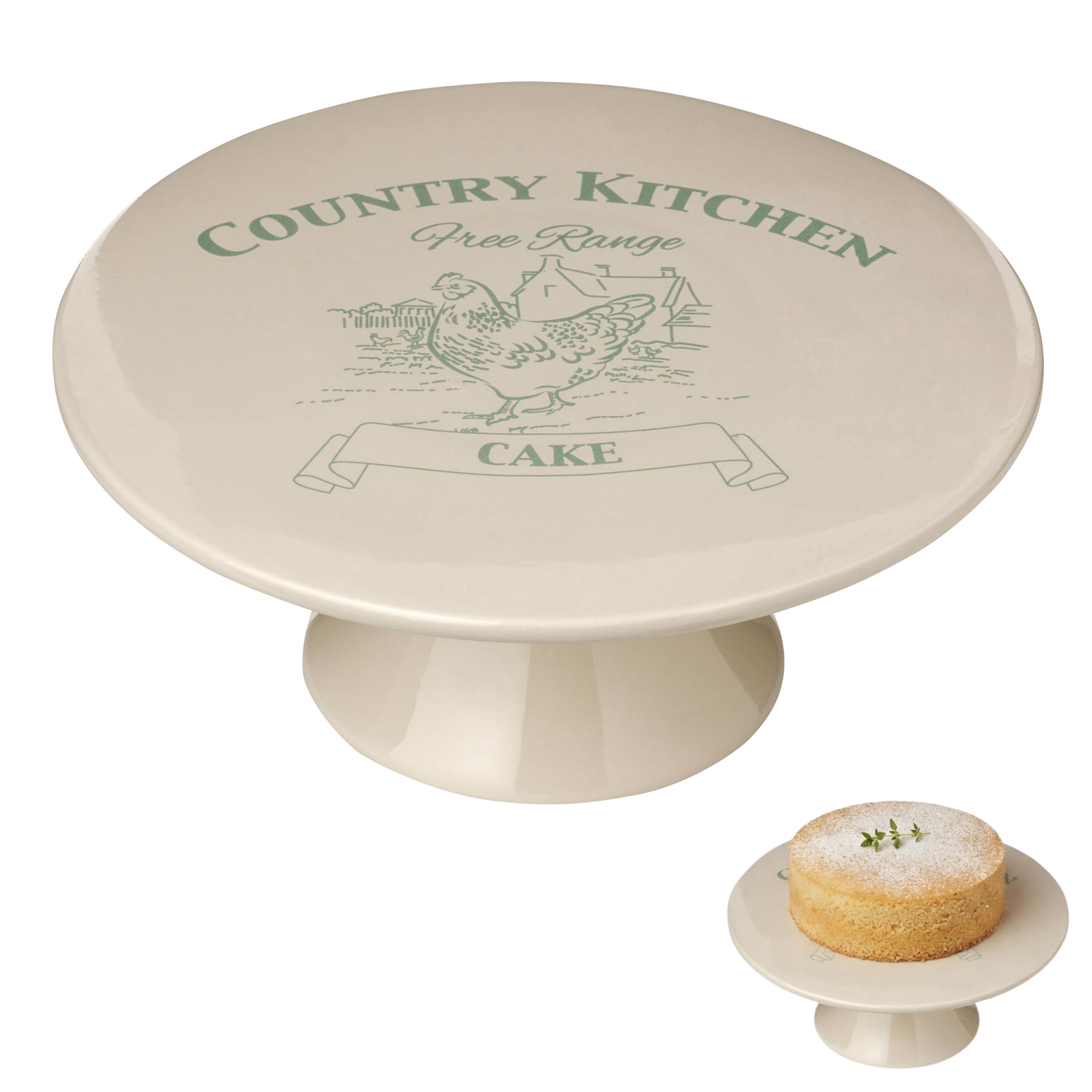 Orsina Country Kitchen Cream Cake Stand - Cream