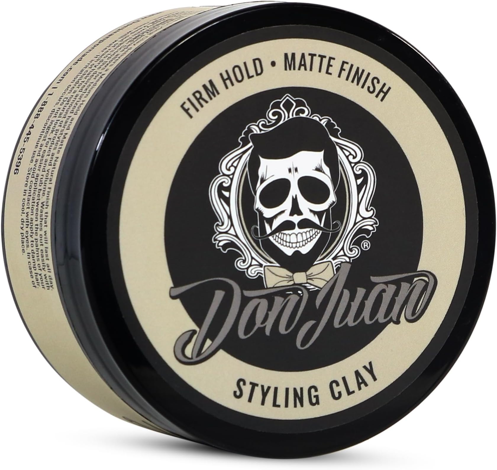 - Don Juan Handcrafted Styling Clay Pomade 4oz - Medium Hold - Matte Natural Finish - Water Based - Summer Breeze Scent