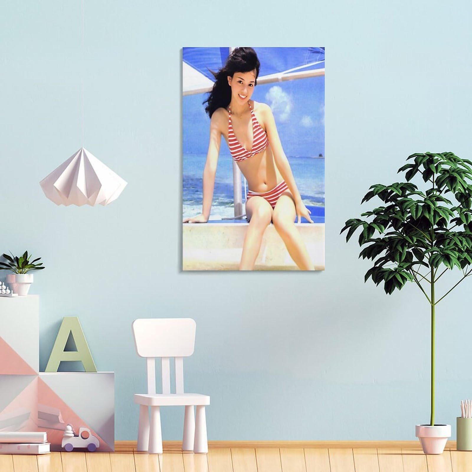 Amazon.co.jp: 岡田奈々 女優 歌手若い頃 レトロ 水着1 ポスター