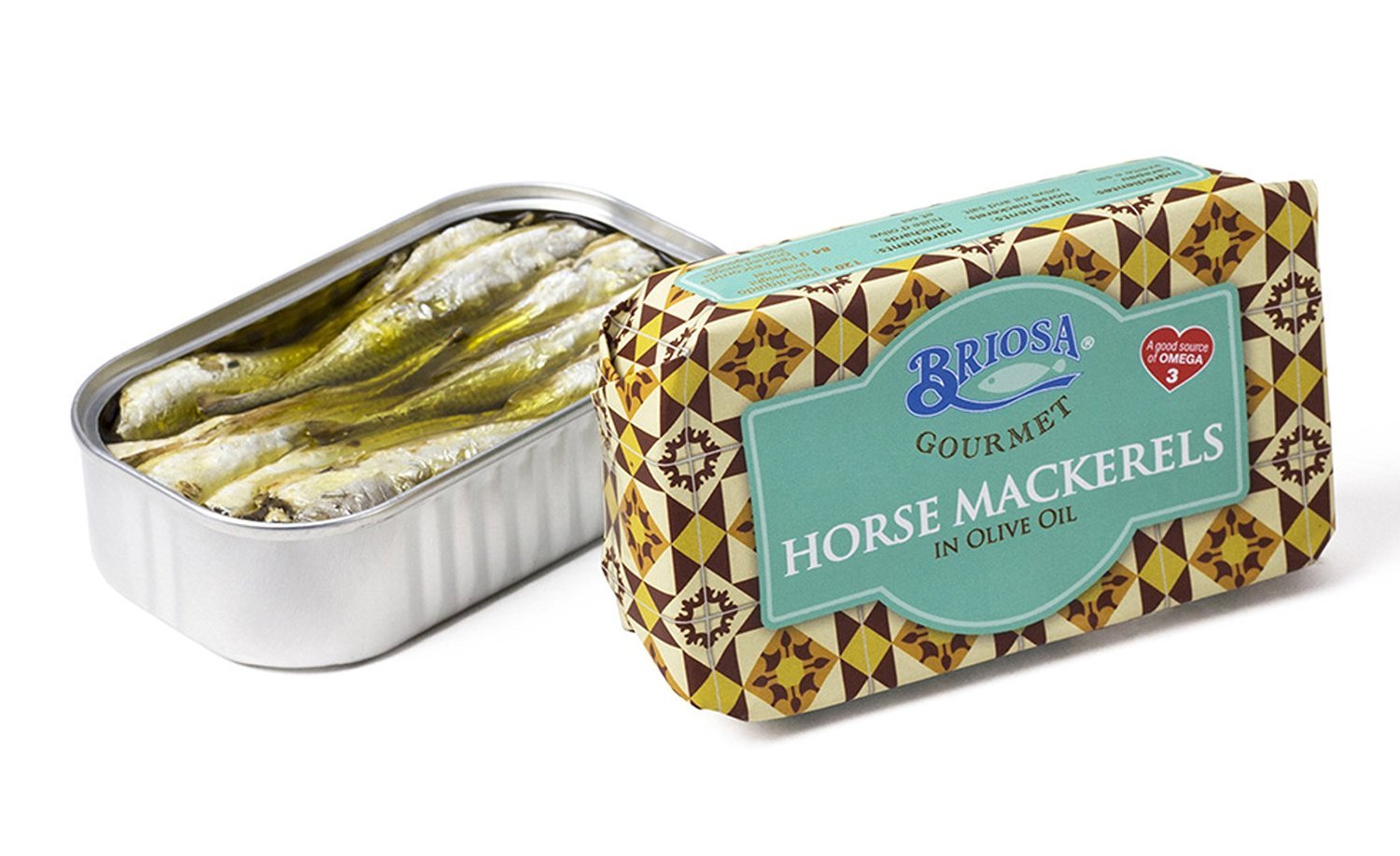 Kleine Bastardmakrelen in Olivenöl 120 g, Portugal / Briosa Gourmet