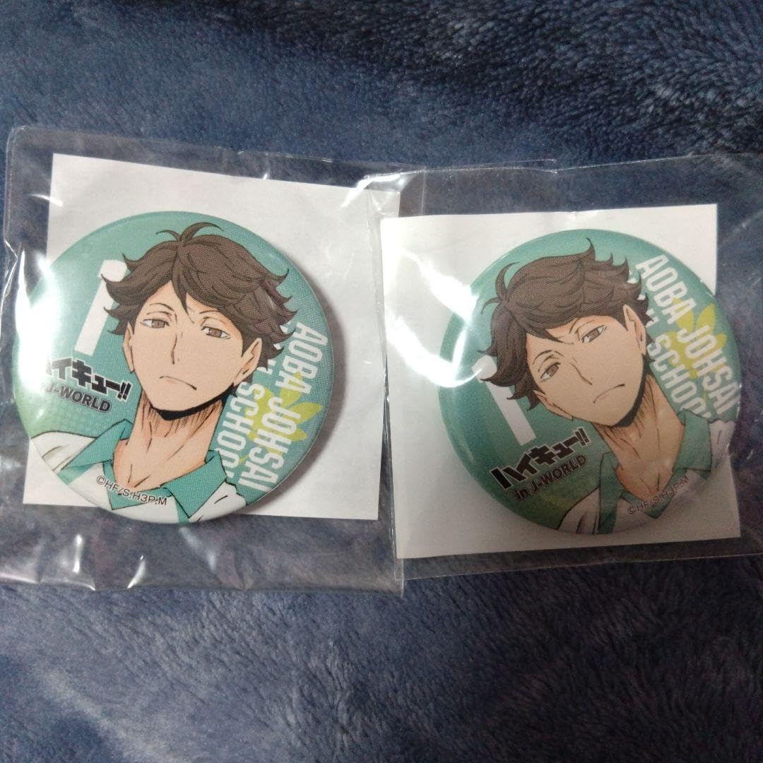 ハイキュー!! 及川徹 J-WORLD 缶バッジ ハイキュー J-WORLD 合同体育祭 缶バッジ 及川 未開封 レア 駿河屋