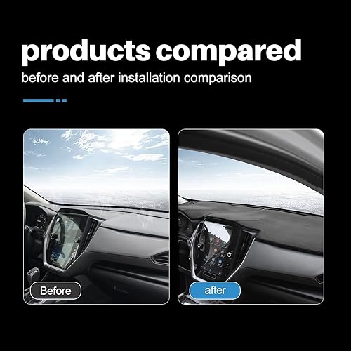 Miniatura 2 de KUNGKIC Para Subaru Crosstrek BasePremiumSportLimitedWilderness Cubierta protectora de tablero de salpicadero de 2023 2024 Almohadilla de franela