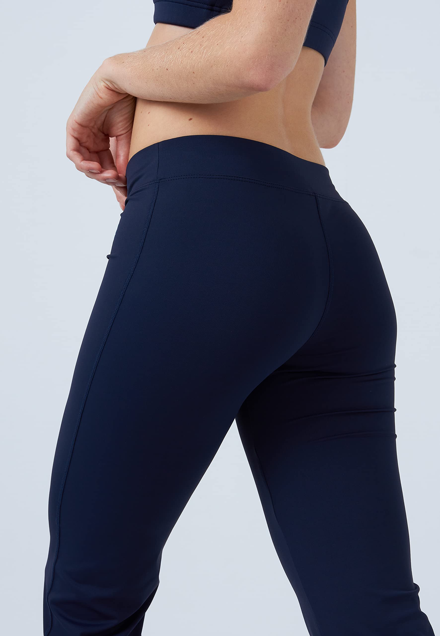 Sportkind Mädchen & Damen Flare Sport, Tennis, Padel, Fitness Hose, Yogahose, Jazzpants