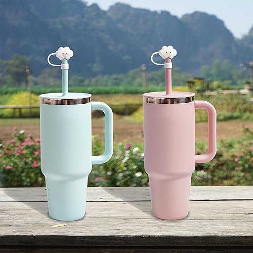 Miniatura 6 de Tapa de popote para vaso Hydro Flask, 3 piezas de cubierta de popote para botellas de agua Hydro Flask, tapa de popote de silicona para tazas Hydro