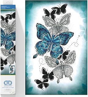 DIAMOND DOTZ ® - Butterfly Trail, Partial Drill, Round Dotz, Diamond Painting Kits, Diamond Art Kits for Adults, Gem Art, Diamond Art, Diamond Dotz Kits, 28.4"x18.5"