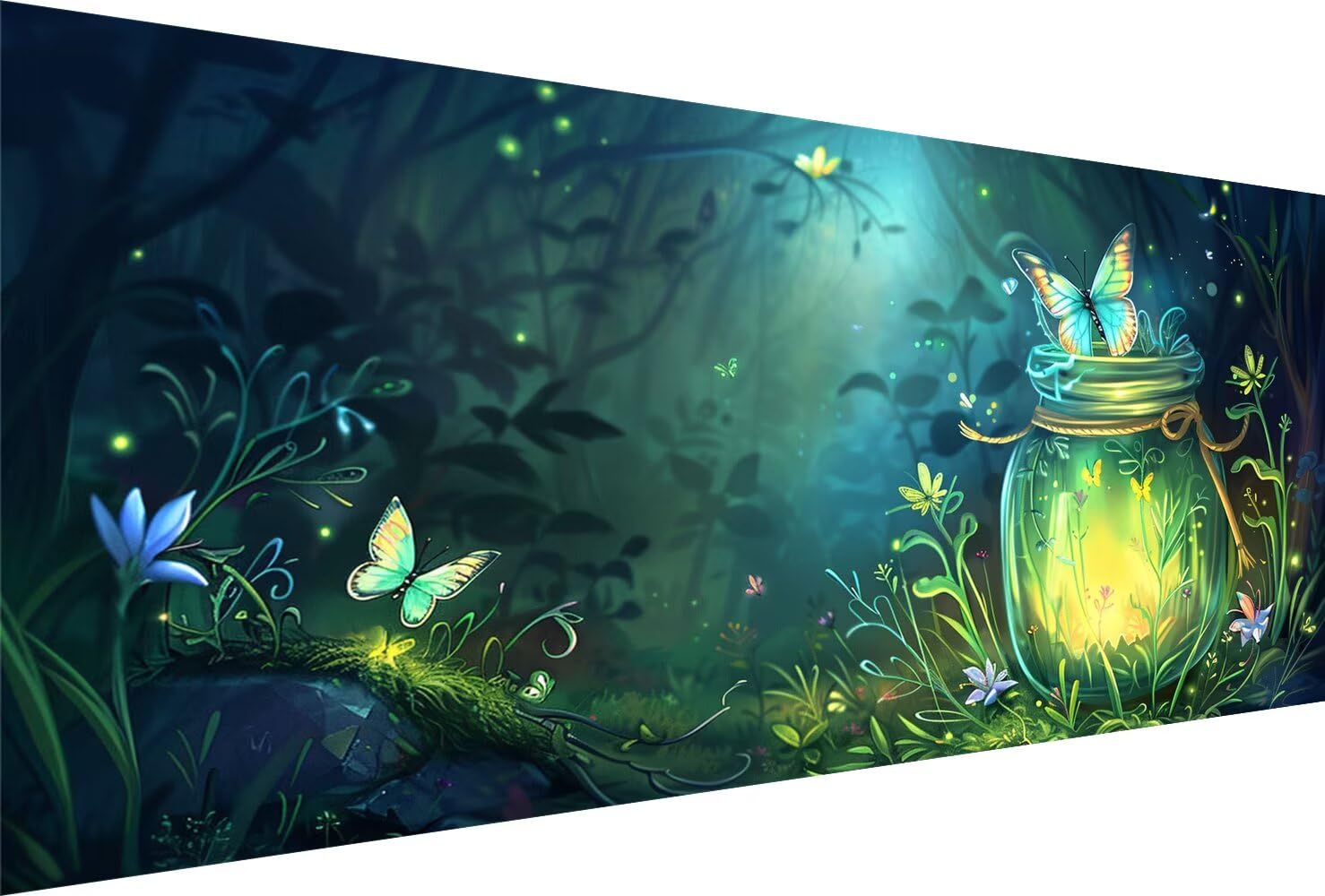 Diamond Painting Landschaft Diamond Painting Erwachsene Flasche Bastelset Kinder ab 6 Jahre Mosaikherstellung Kreatives Geschenke für Mädchen Anfänger,Kreuzstich Arts Craft Zimmer Deko 60x120cm Y5-777