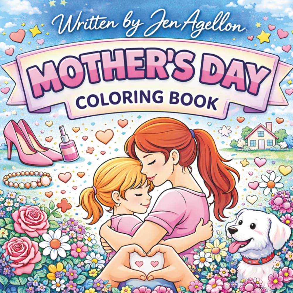 Happy Mother's Day Coloring Book: Adult Mother's Day Coloring