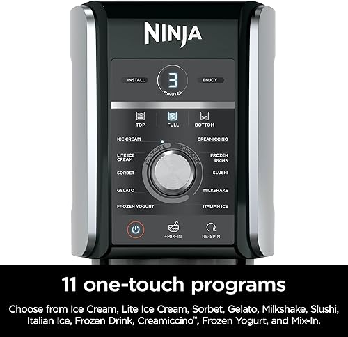 Miniatura 13 de Ninja CREAMi Deluxe - Máquina para hacer helados y postres congelados, incluye (4) recipientes de tamaño familiar de 24 oz, para helado, sorbete