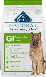 Blue Buffalo Natural Veterinary Diet GI Gastrointestinal Support Dry Dog Food, Veterinarian's Prescription Required, Chicken, 6-lb Bag