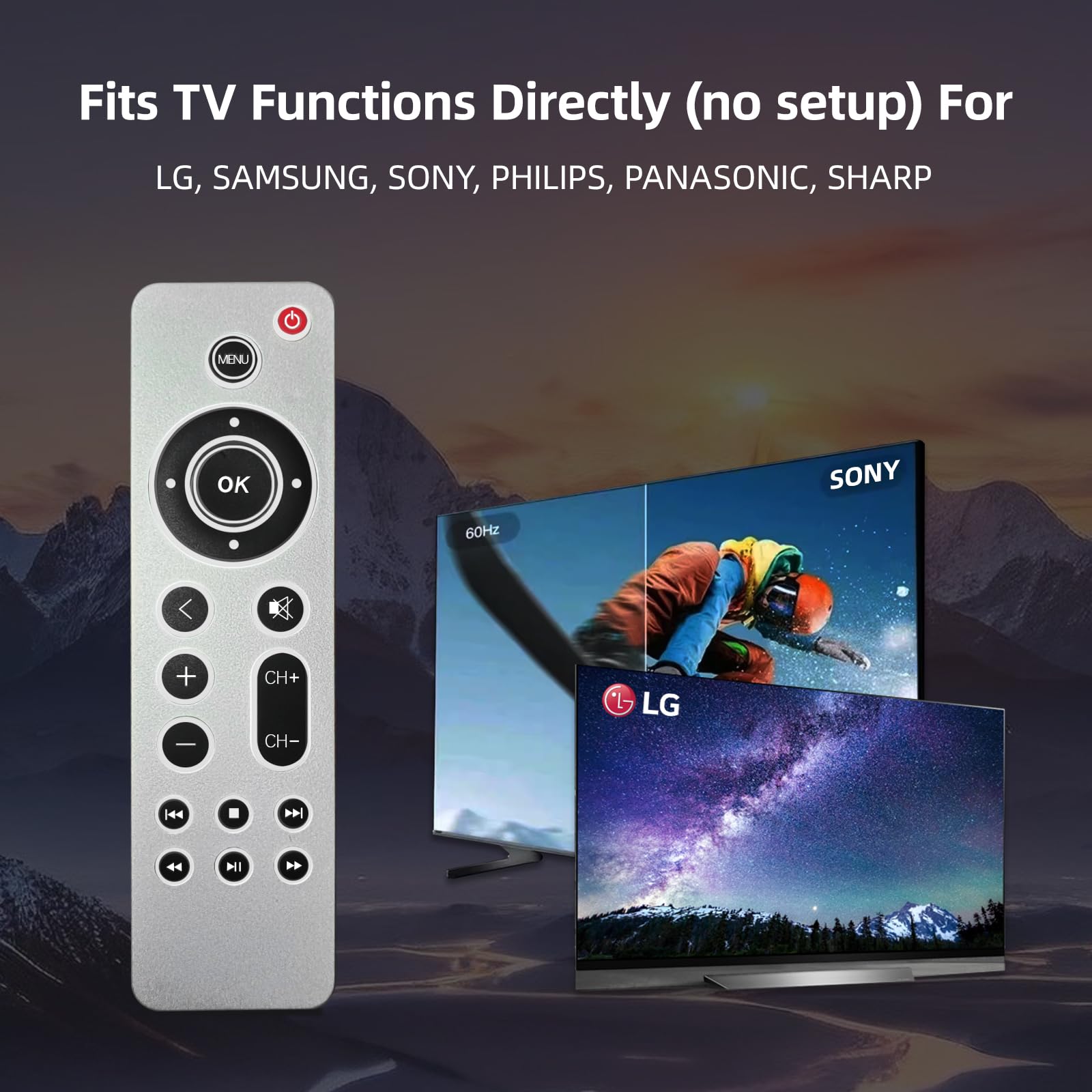 Amazon | Apple TV用ユニバーサルリモコン、Siriリモコン第1、第2、第3