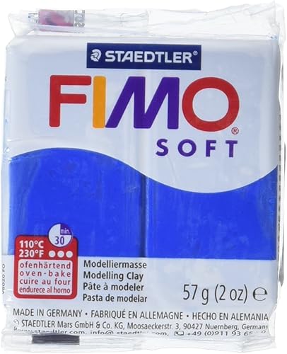 Staedtler Fimo - Arcilla polimérica suave, 2 onzas, 8020-37 azul pacífico