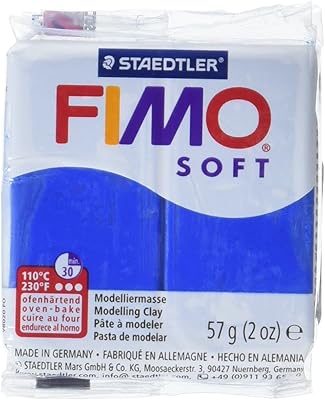 STAEDTLER Fimo Soft Polymer Clay 2 Ounces-8020-37 Pacific Blue