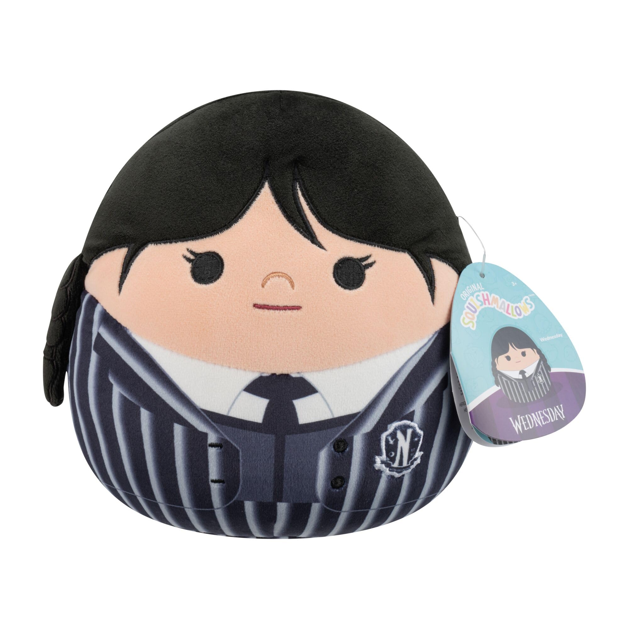 Squishmallows Original 8-Inch Wednesday in Uniform, 8 inches - Image 2