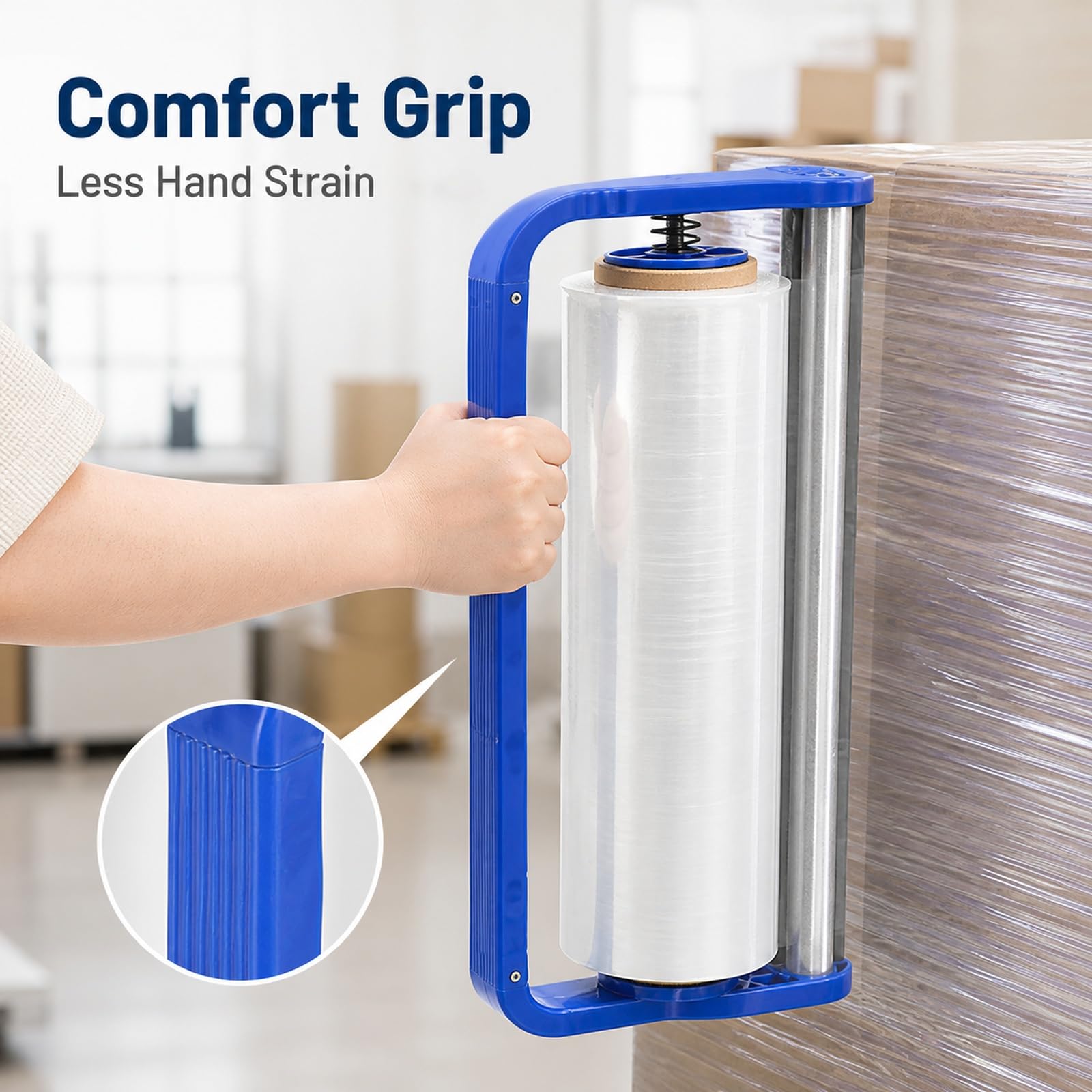 Dispenser Film Estensibile Manuale, Supporto per pellicola di imballaggio