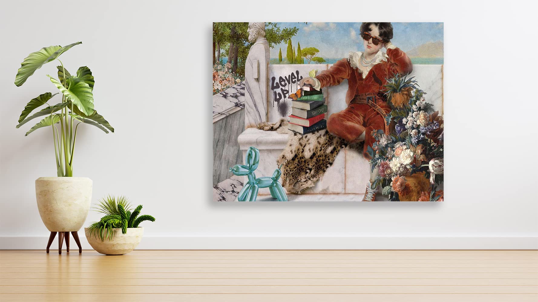 VERRE ART Printed Framed Canvas Painting for Home Decor Office Studio Wall Living Room Decoration (34x22inch Wrapped) - Fashion Killa