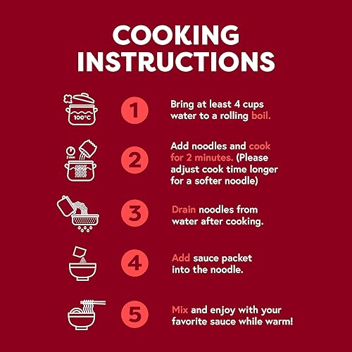 Miniatura 8 de A-Sha Fideos ramen saludables – Paquete de salsa original incluido, fideos instantáneos secos al aire de primera calidad – 24 paquetes, 3.35 onzas