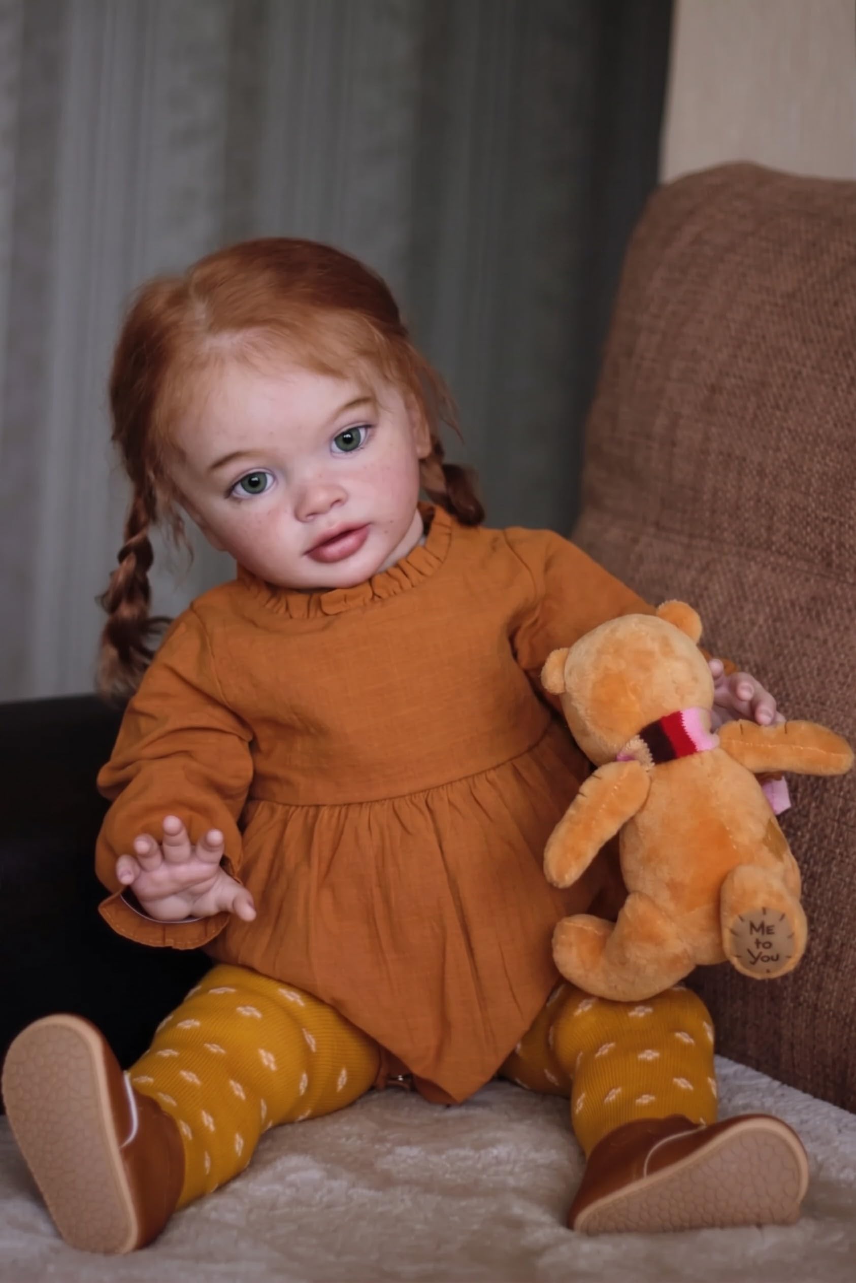 66cm Da Abbracciare Corpo in Stoffa Bambola Bambina Reborn