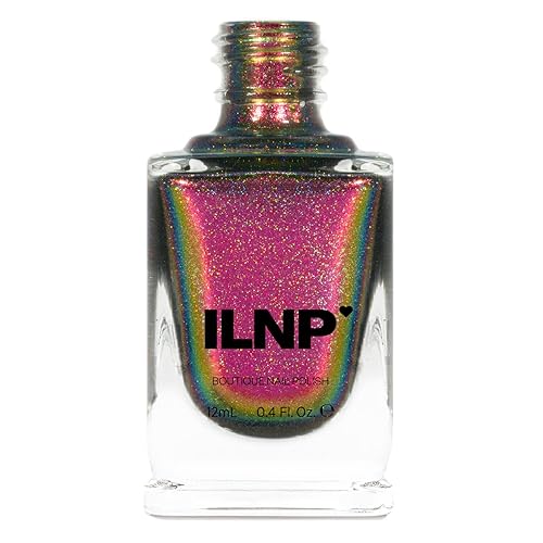 ILNP Cameo (H) Esmalte de uñas holográfico ultra cromado rosa, morado, cobre, dorado y verde