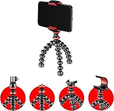 Joby JB01571-BWW GorillaPod Starter Kit, Flexible Mini Tripod with Universal Smartphone Clamp, GoPro and Torch Mount Up to 325 g Payload