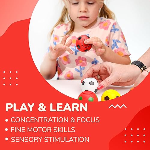 Miniatura 4 de Entervending - Bolas giratorias para inquietos (2.0in, 12 unidades), 7