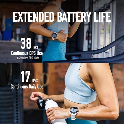 Miniatura 3 de COROS Reloj deportivo PACE 3 GPS, ligero y cómodo, 17 días de duración de la batería, GPS de doble frecuencia, frecuencia cardíaca y SpO2,