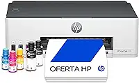 Impressora HP Smart Tank 210 com Tanque de Tinta Colorida - Com Wi-Fi - USB 2.0 de alta velocidade. Funções da impressora: Imprimir. Cor: Branco (3D4L5A)