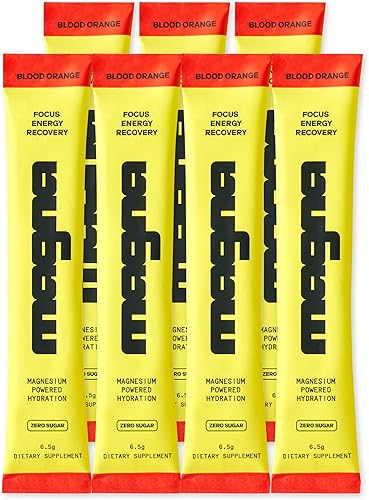 Vista 23 de Magna Mezcla de bebida en polvo de electrolitos para hidratación, energía y apoyo de concentración con treonato L de magnesio, malato y glicinato