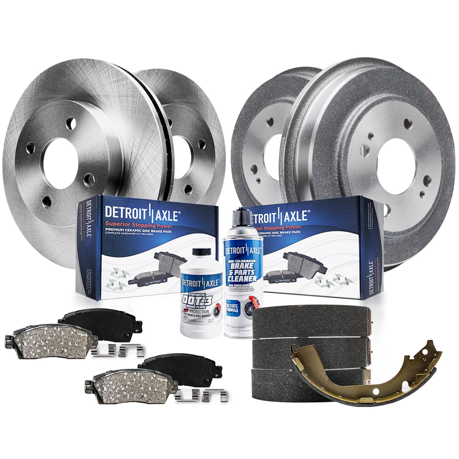 Drilling GT Sport Brake Disc Rotors Compatible With HONDA CIVIC VII ES EU EP EV EM2 SALOON HATCHBACK COUPE 2000 2001 2002 2003 2004 2005 2006-0829GVR - Rear - Full - Holes 4 - Diameter 260x10, Rotors - Canada
