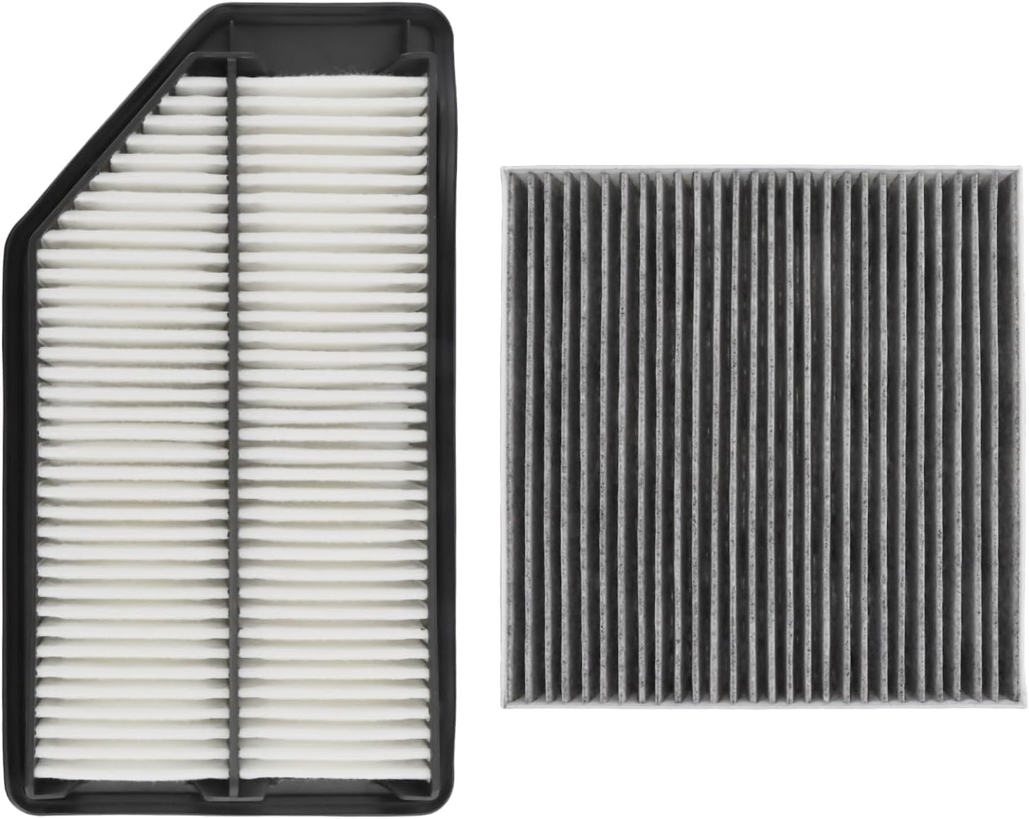 Engine Cabin Air Filters Compatible with 2011 2012 2013 2014 2015 2016 2017 Honda Odyssey V6 3.5L Engine Cabin Air Filtration 17220-RV0-A00 80292-SDA-A01 17220RV0A00 80292SDAA01 CA11042 SA11042