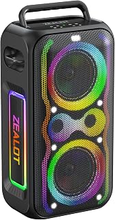 ZEALOT 260W Portable Party Speaker, Bluetooth Speaker with Bass