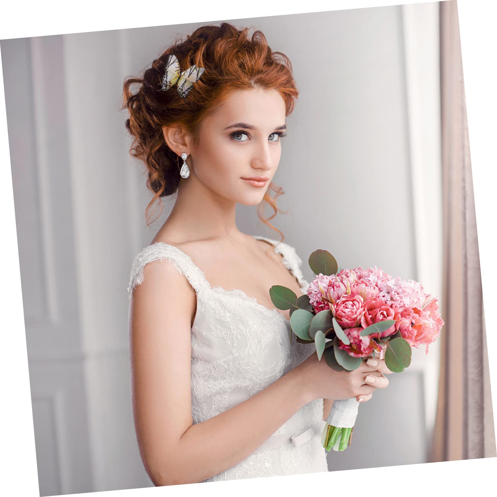 minkissy 60 fermagli per capelli a forma di farfalla, decorazione estiva, mini fermagli per capelli da donna, fermagli per capelli a coccodrillo, fermagli per capelli estivi, fermagli per capelli a