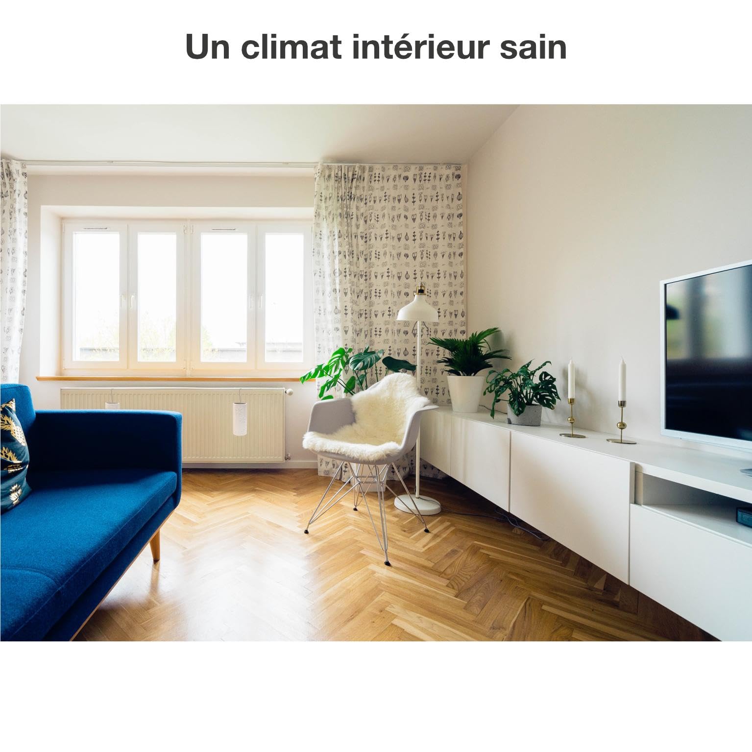 Lot de 3 humidificateurs d’air pour le radiateur - En céramique - Motif floral