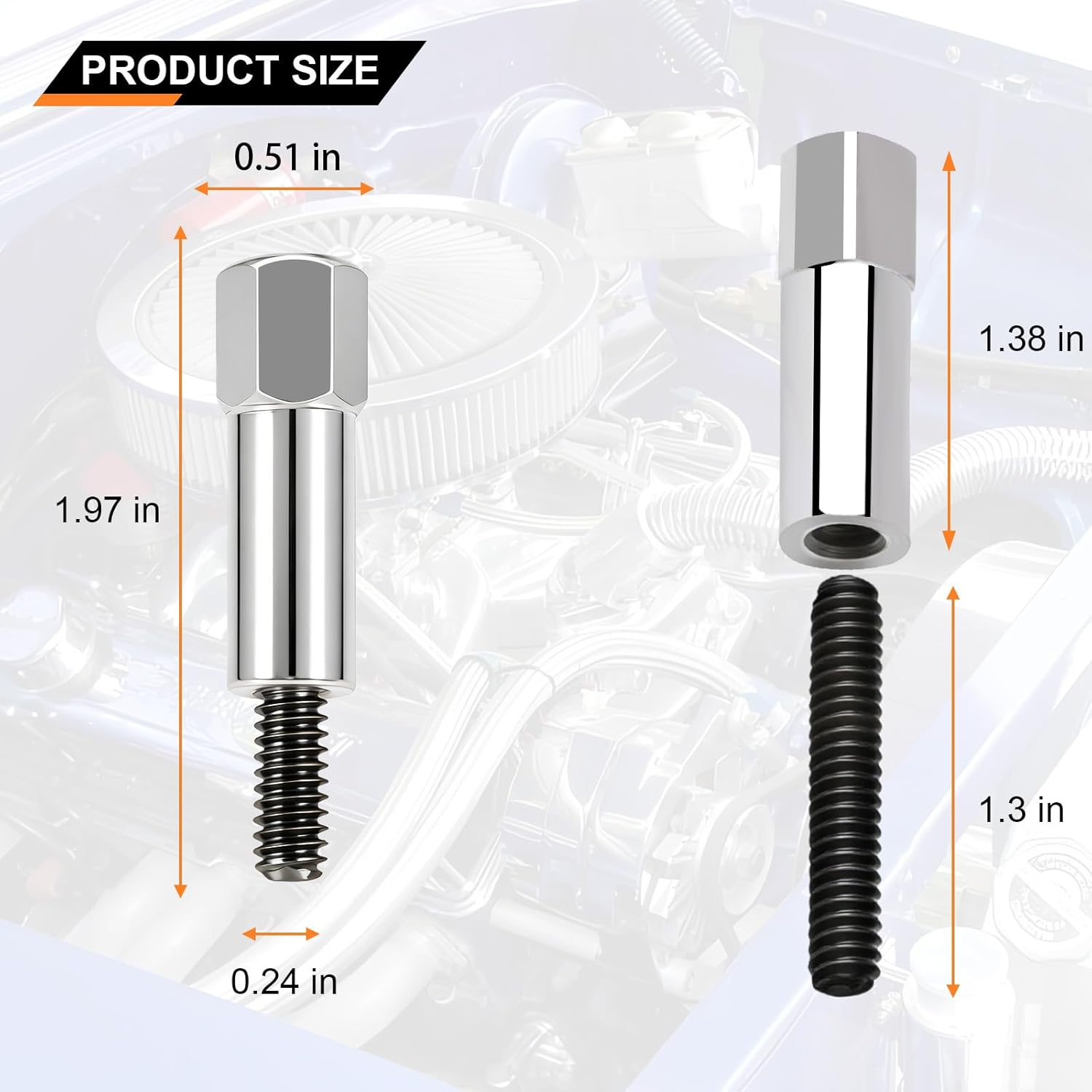 BLISSSHINE SBC Valve Cover Bolt Kit - Not for BMW 3