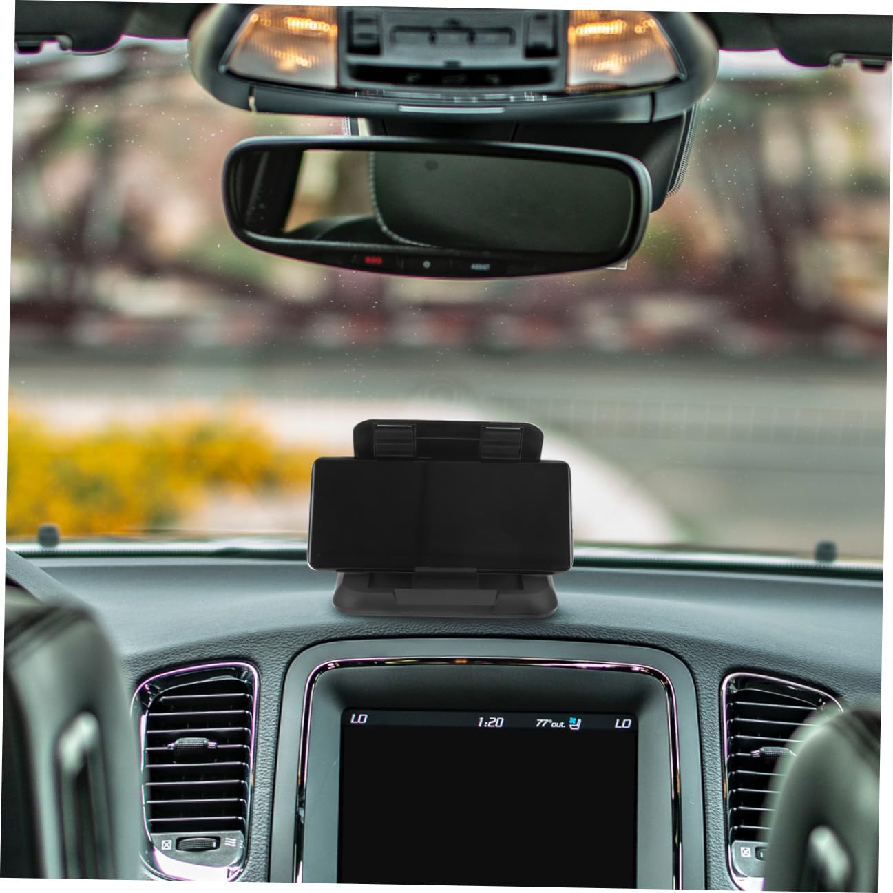 Sosoport Soporte Material Instalación Coche Teléfono para Móvil y Conveniente PC Silicona en Compatible Mayoría de Vehículos para Uso Salpicadero